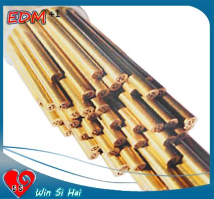2.0mm Multi Channel Brass EDM Electrode Tube EDM Machine Parts Customised
